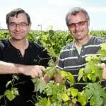 Pascal et Alain LORIEUX dans le vignoble Saint Nicolas de Bourgueil